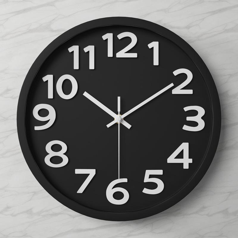 

Настенные часы Часы Гостиная Простые часы Настенные Домашние Современные Простые Кварцевые часы 12 дюймов 30 см