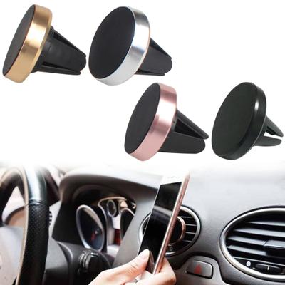 Universal Round Magnetic Air Vent Mount Car Phone Holder Bracket Stand Cradle