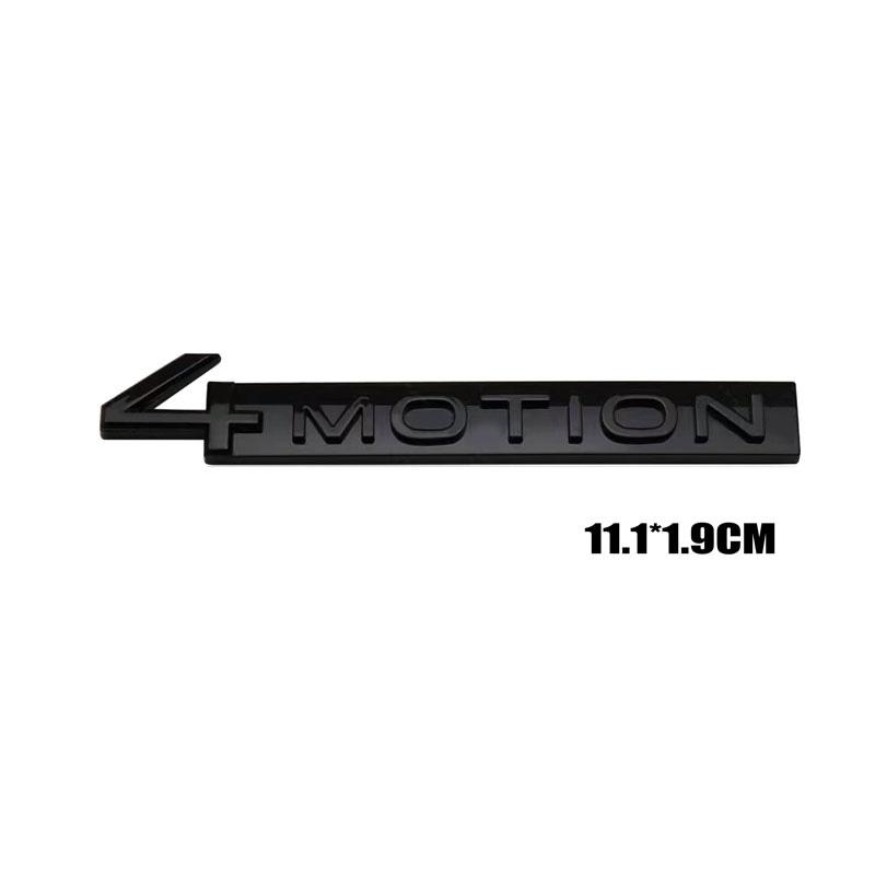 AABIP1 High Quality ABS Car Sticker 4-MOTION Logo Car Trunk Badge Decals For Volkswagen Tiguan Santana CC Passat Talagon Golf R Touareg
