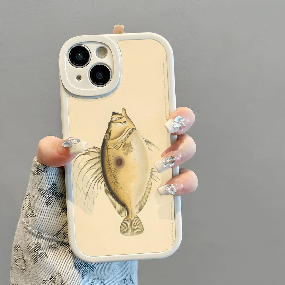Carp Fishing Fish Phone Case Environmental Protection New 2025 Lambskin Silicone For IPhone 16 15 14 11 12 13 Pro Max Mini X XR