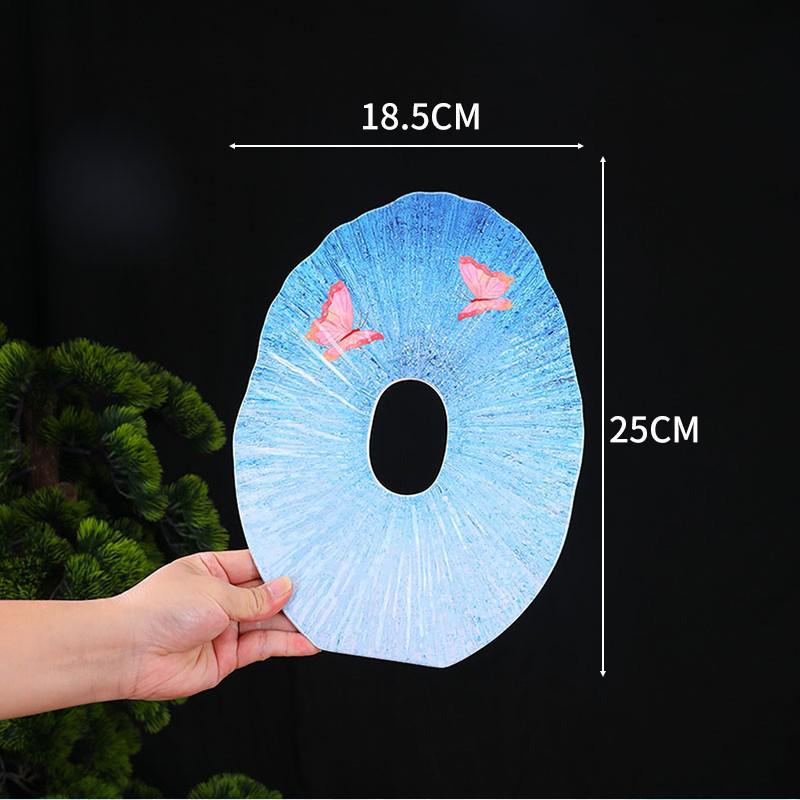 Talerz Sashimi Xianci: Wysokiej klasy ozdoby do prezentacji owoców morza - Okrągły plaster ryby do wystroju hotelowego