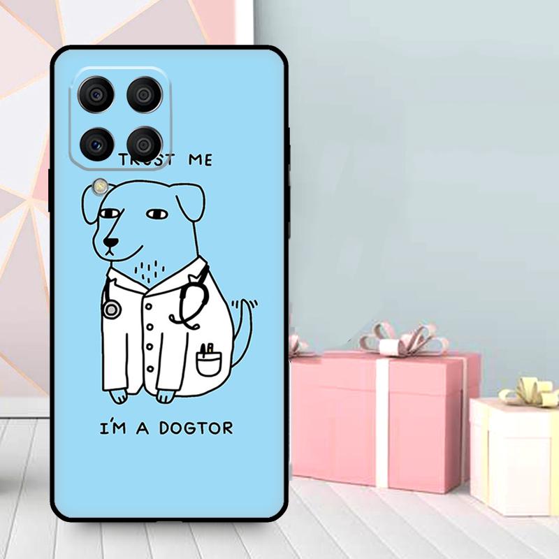 Cute Stethoscope Heart Case For Samsung Galaxy M36 M12 M52 M06 M16 M56 M33 M15 M55 M31 M13 M14 M53 M32 M35 M34 M54