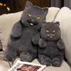 Simulation British Short Blue Cat Action Figure Pet Doll Gift Soft Lovely Toy