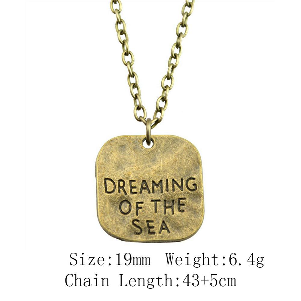 2025 Trend Chain Necklace Men Best Friendship Encouragement Tags Tarot Necklace On The Neck 43cm Chain Ornaments For Home Pendants And Necklaces