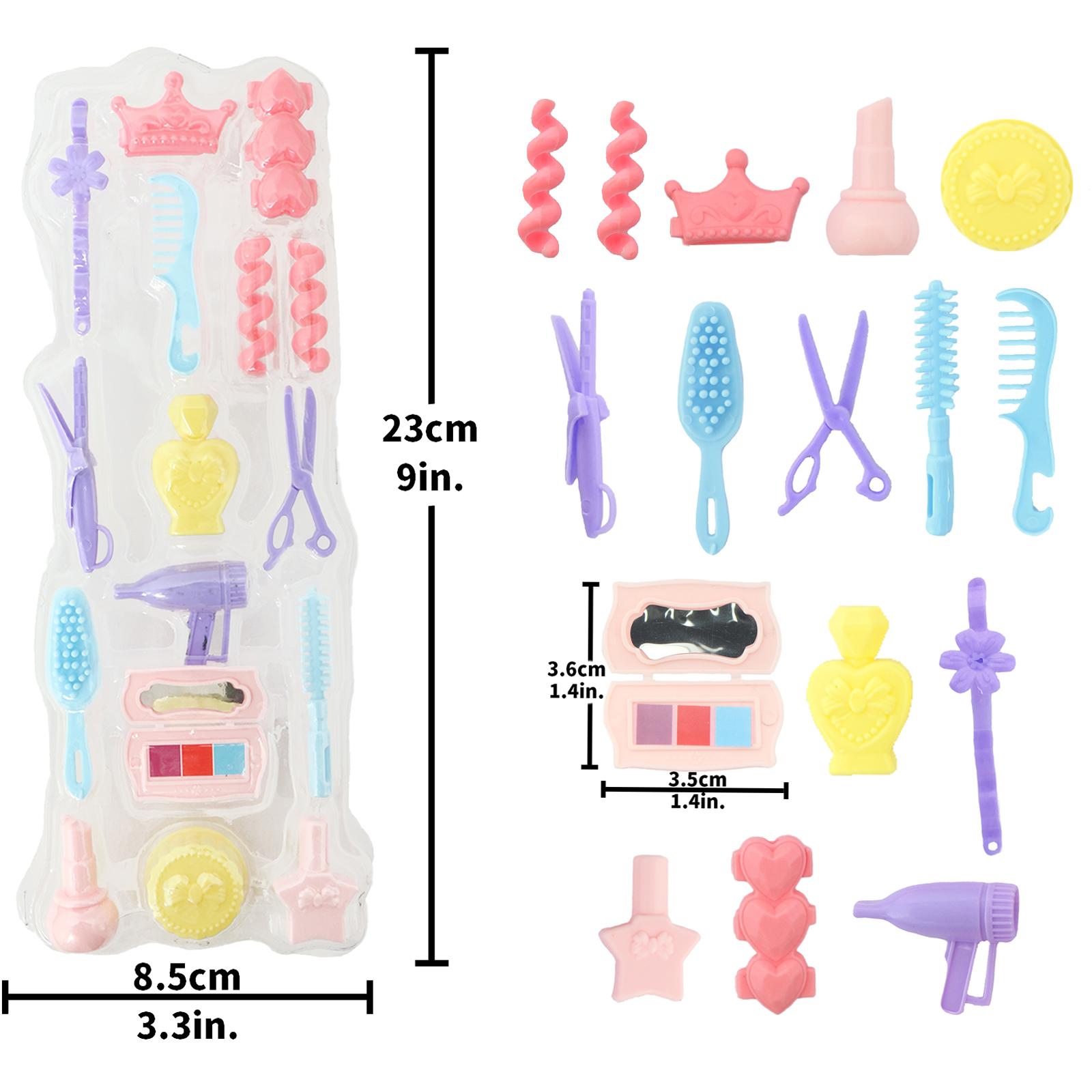 

Аксессуары для кукольной одежды, наряд для ролевых игр, набор аксессуаров для прически для куклы Барби, игровой домик для девочек, игрушка
