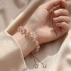 Sweet Elasticity Rope Bracelet Shiny Hand Chain Gift Crystal Stone Beads Bracelet  Wedding