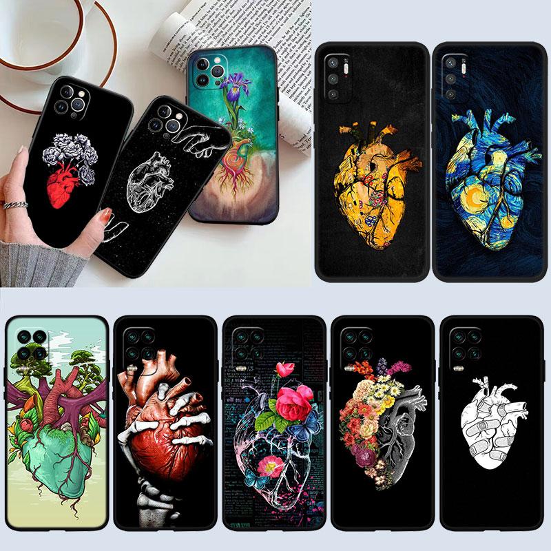 Calm Heart Art New High-End Shell Phone Case for Redmi Note 8 9 Pro Max 9S 9T 9C NFC 8T 8A 10A A4