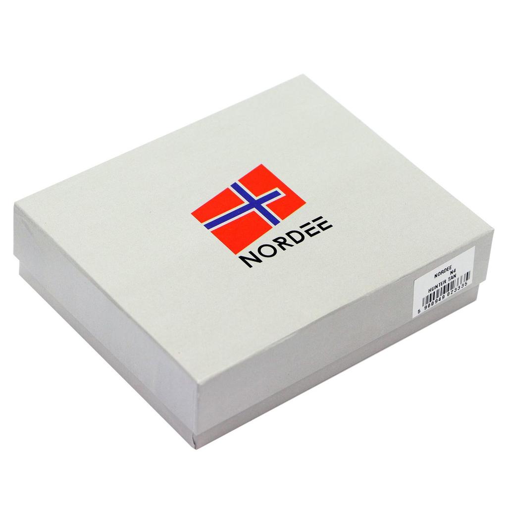 Norwegia, Skórzany Męski Portfel Nordee ADL03-N4-MPull