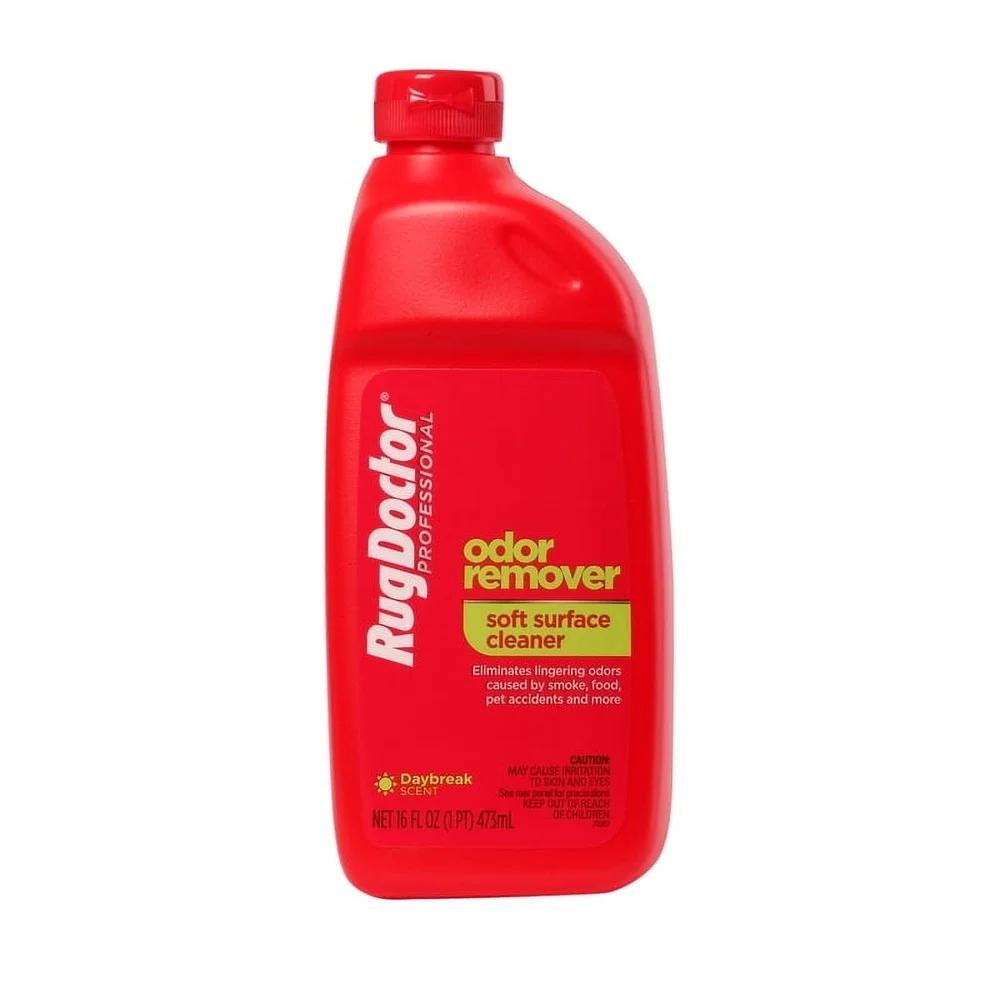 Odor Remover Cleaner Soft Surfaces Eliminates Pet Urine Smoke Food Stains Deep Cleans Carpets Upholstery Fresh Scent Non-Toxic
