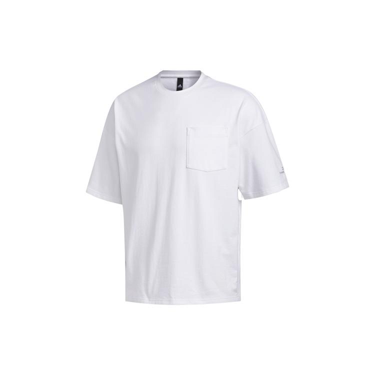 adidas M Mh Loose Tee Sports Short Sleeve White Men s GC9948 XXL