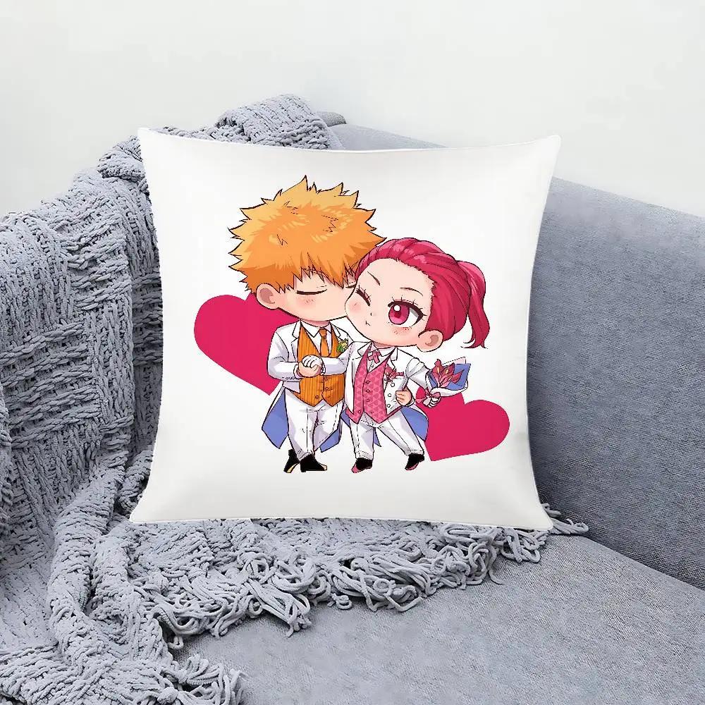 Hyoma Chigiri Rensuke Kunigami Case Cushion Cover Soft Cute Throw Pillow Case For Car Sofa Pillowcase Polyester With Zipper