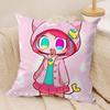 Cute P-Pepoyo Artist Producer Cushion Cover Silky Short Plush Invisible Zipper Dustproof Sofa Pillow Case For Home Decor