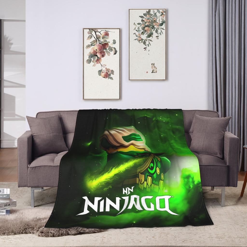 Warm Soft BlanketChild Airplane Travel N-Ninjagos Lloyd Throw Blanket  Flannel Bedspread For Couch Bed Novelty Sofa Bed Cover