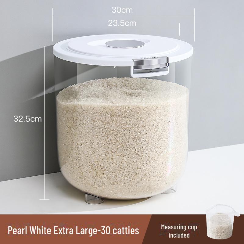 

Ящик для хранения риса Xingyou: Защищенный от насекомых, влагостойкий, герметичный пищевой контейнер для риса и муки.