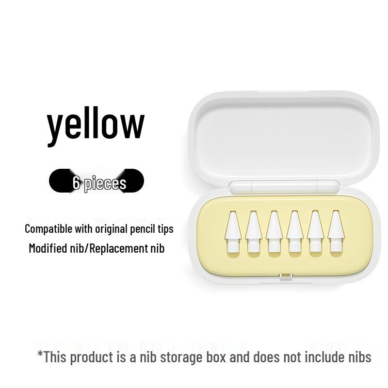 Original Capacitive Pen Nib Replacement & Storage Box for iPad Pencil, Compatible with Apple Pencil.