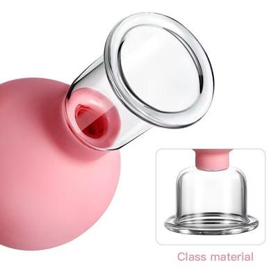 1 Stück Blau Rosa Vakuum Schröpfen Tassen PVC Kopf Glas Saug Körper Massage Familie Meridian Akupunktur Chinesische Medizinische Therapie Glas