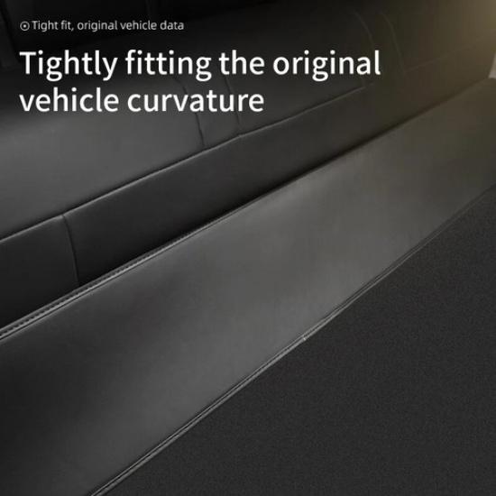 Rear Seat Lower Protective Mat Cushion Protector Anti-Dirty Kick Pad Leather Car