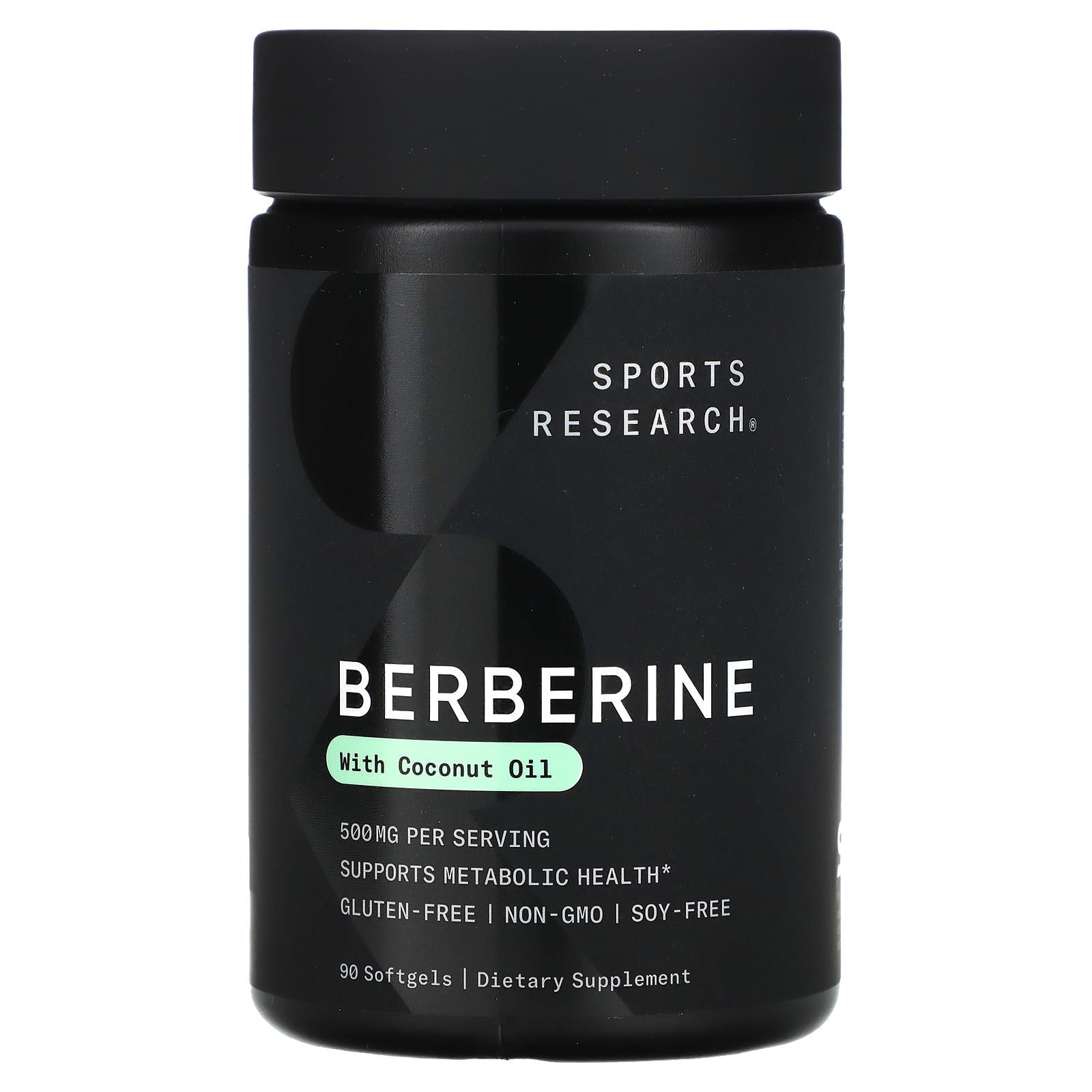 

Berberine with Coconut Oil, 500Mg, 90 Softgels