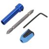 Hex Shank Screwdriver Bit Holder Alloy Steel Dual Sided Driver Bit Limit Stop L Wrench Set for