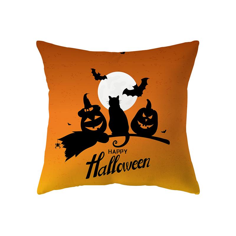 Halloween Theme Pillow Cover Sofa Cushion  Holiday Gift Party Decor Home