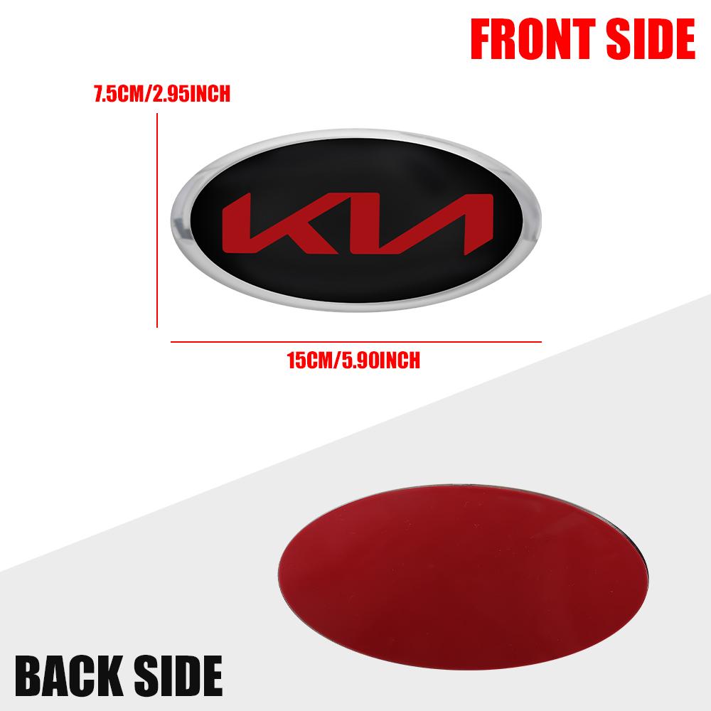 1pcs 3D Car Emblem Center Badge Sticker Decal Styling Accessories For KIA Rio Ceed Sportage Cerato Soul Sorento K2 K5 Picanto