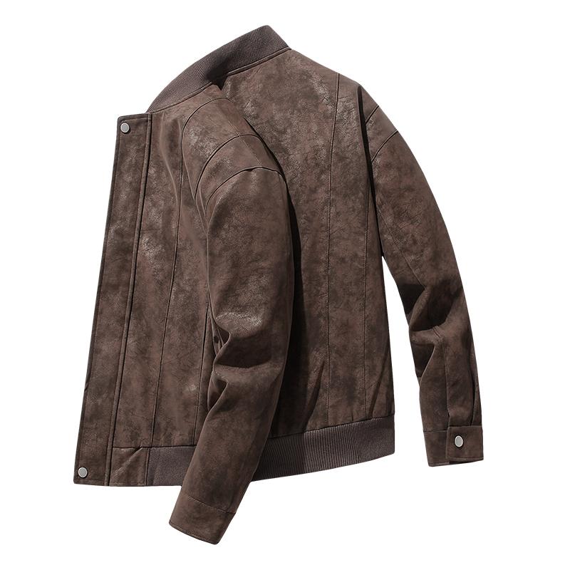 New Style Deerskin Velvet Men's American Fashion Brand Loose Casual Jacket