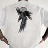 Eagle Graphic Print Tshirts Summer Unisex Unisex Casual Fashion High Street Minimalist Tops Crew Neck Short Sleeve Cotton Tees