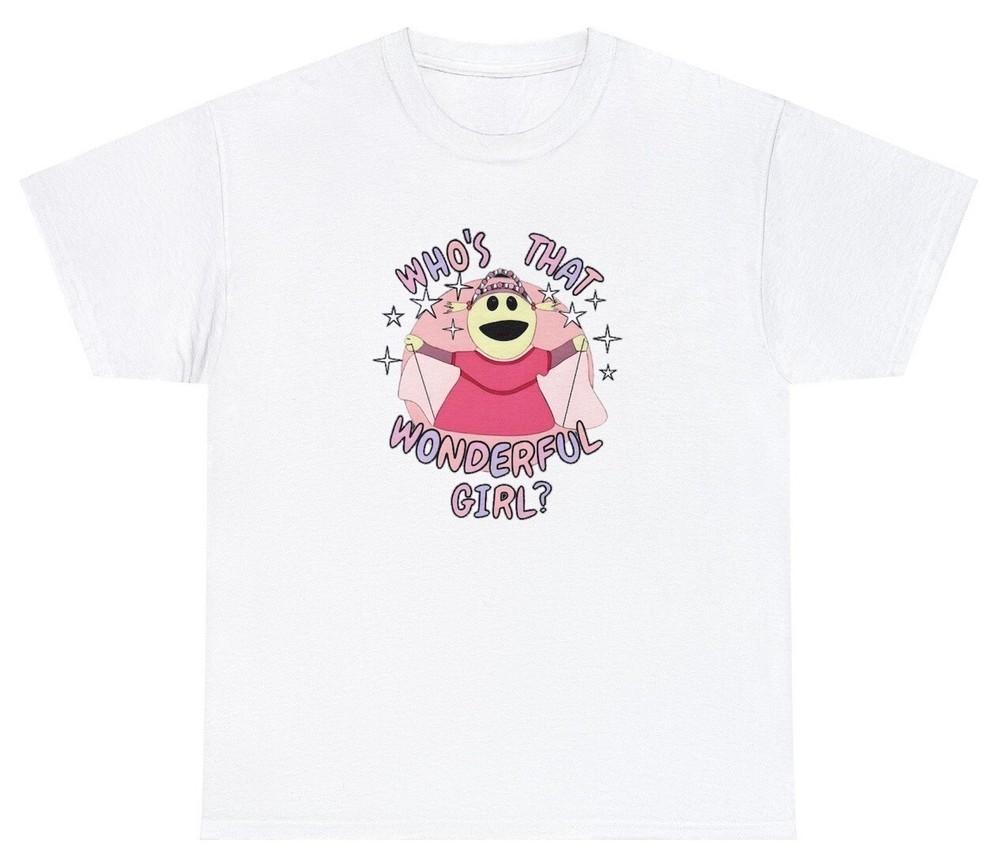 Who#039s That Wonderful Girl Mona Nanalan T Shirt Funny Cartoon Princess Lover Tee XL