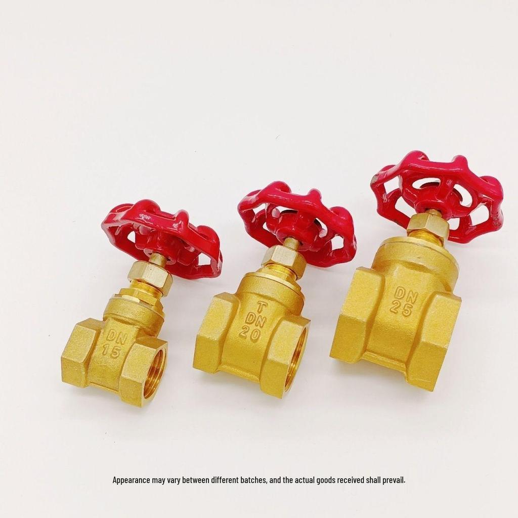 Brass Gate Valve: 4-50mm Options for DN15-40 Tap and Main Water Lines