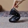 Fashion Women Flats Casual Loafers Autumn 2024 Shallow Mouth Shoes Fashion Slip On Ladies Leather Classic Round Toe Casual Walking Shoes