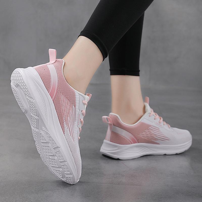 Fashion Shoes Woman Outdoor Tennis Shock-absorbing Running Sports Lightweight Platform Training Wear-resistant Casual Jogging Shoes