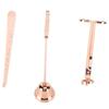 3PCS Candle Accessory Set Candle Wick Trimmer Cutter Snuffer Extinguisher Wick Dipper Gift