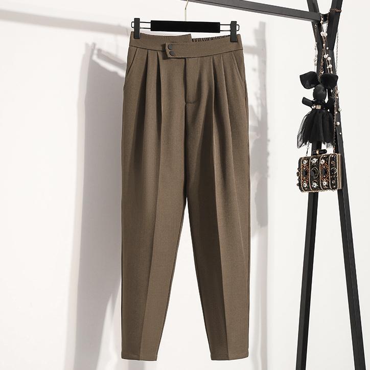 

Dimanaf Большие размеры летние длинные брюки женские эластичный пояс повседневные свободные винтажные брюки новые однотонные брюки 2XL