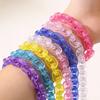 50pcs Transparent U-Shaped Chain, Acrylic Beads, DIY Jewelry Making Materials For Bracelets, Car Ornaments, Phone Straps