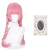 Anime Suzuki Miyu Cosplay Wig 70cm Long Braided Pink Wig Heat Resistant Synthetic Wigs for Halloween Party Costume Anime Wig