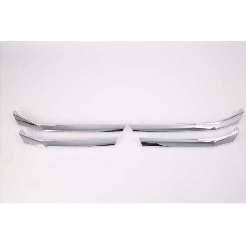 Car Body Protection Detector Trim For Mitsubishi Eclipse Cross 2017 2018    Front up Grid Grill Grille Panel 4pcs