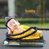 Maitreya Buddha Car Ornament: Creative Center Console Decoration for Safety and Style.