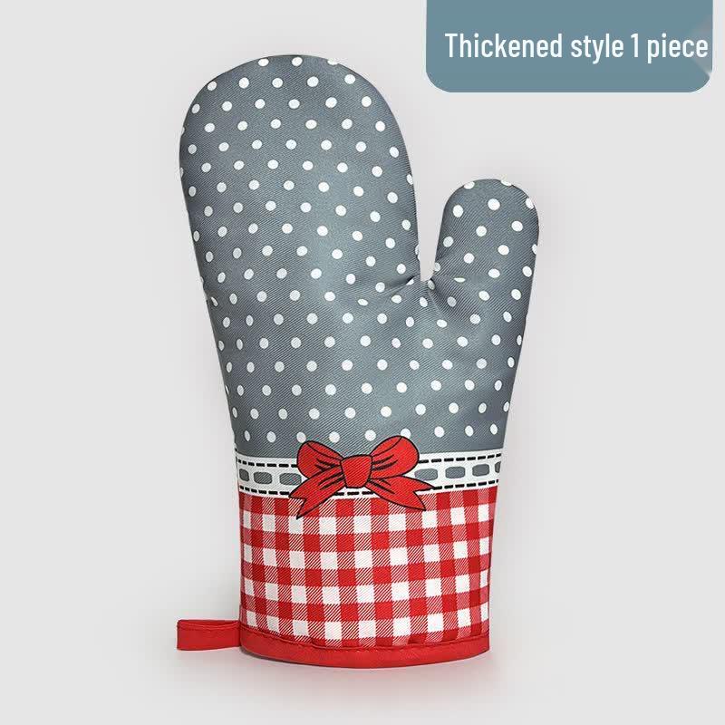 Qiwei Heat Resistant Kitchen Gloves