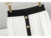 European Spring Midi Skirt & Knitted Cardigan Two-Piece Set for Women