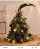 Pure PE Simulation Noble Fir Tree Desktop Ornament for High-End Restaurant and Hotel Christmas Decorations