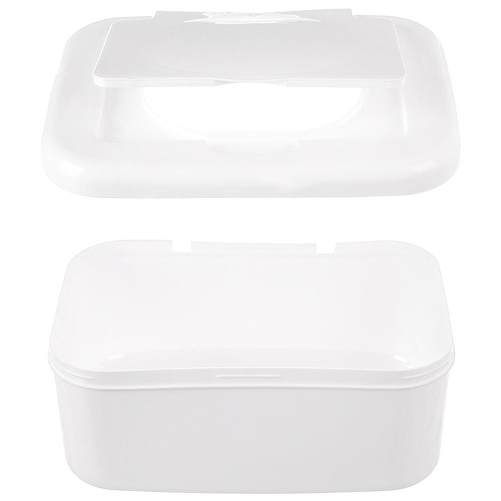 White wet wipes container