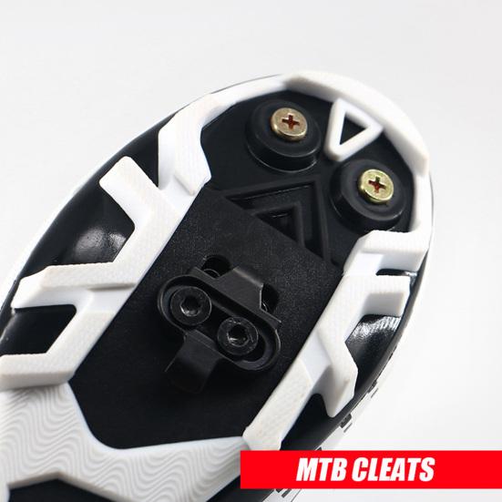 1 Set of Bicycle Shoe Cleat Anti-Slip Cycling MTB Bike Cleats One-way Release Cleats Road Bike Cleat Compatible