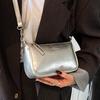 Trend Korean simple casual women commuter armpit bag fashionable versatile high sense solid color messenger bag