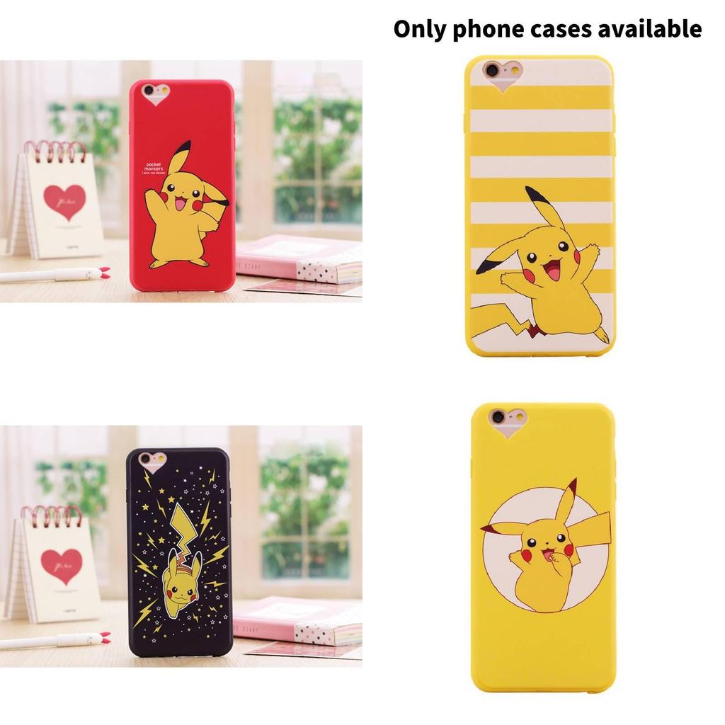 Silikonowe etui na telefon Pokmon Pikachu do iPhone'a z pełnym kryciem i miękkim matowym wykończeniem dla dzieci