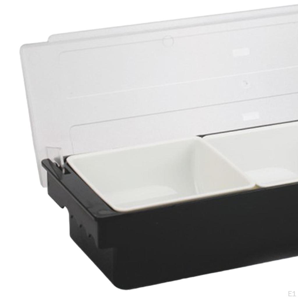 Divided Serving Tray Bowl Storage Holder Platter Garnish for Accessories Tea Party