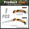 Folding Saw Portable Garden Pruning Felling Saw Sharp Power Tooth Blade Three Sided Grinding for Thick Trunks and Branches