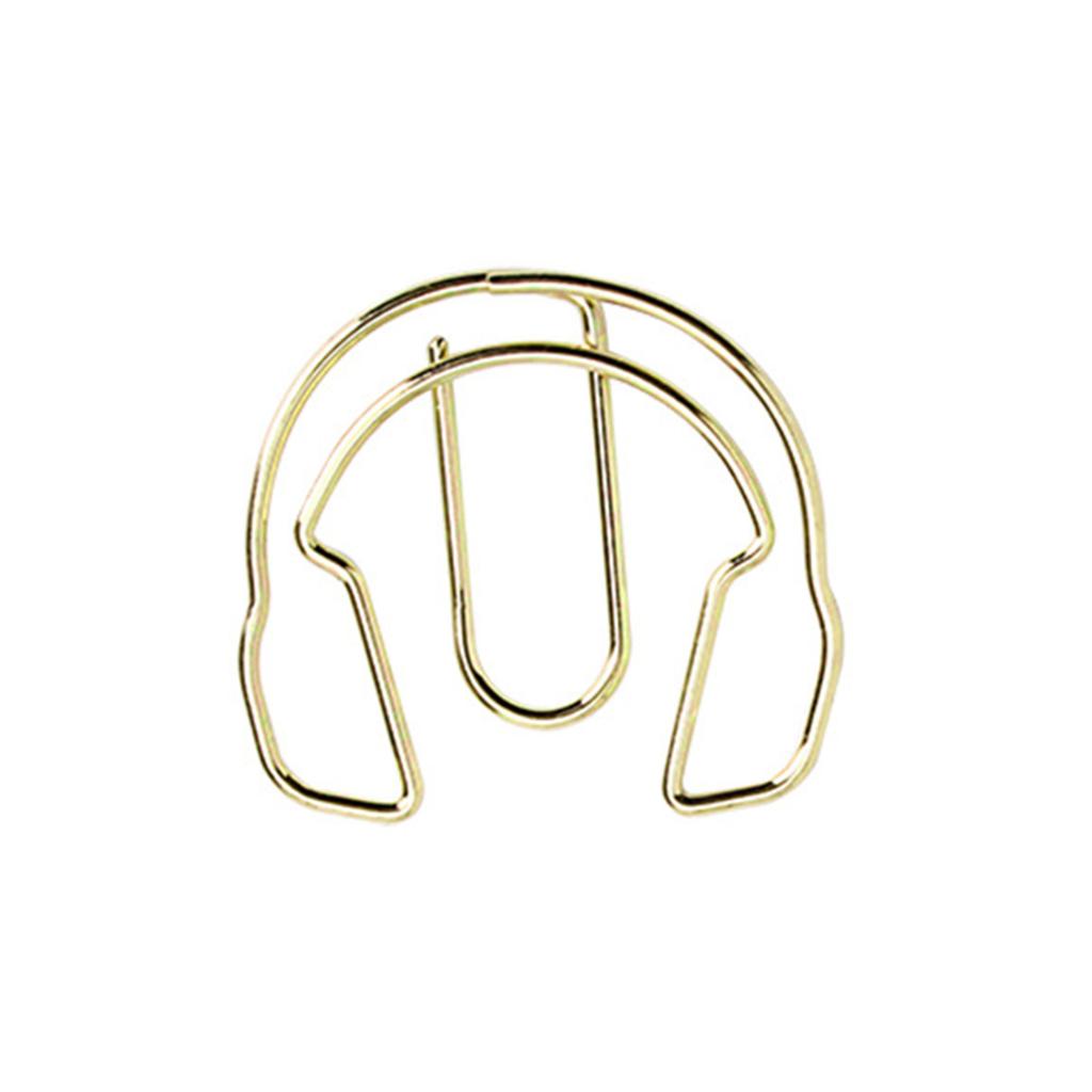 50Pcs Mini Paper Clips Music Note Shaped Paper Clip for Home Office Note Paper Clips Stationary Clips File Folders Clamp