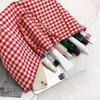 Contrast Color Plaid Shoulder Bag Large Capacity Tote Bag