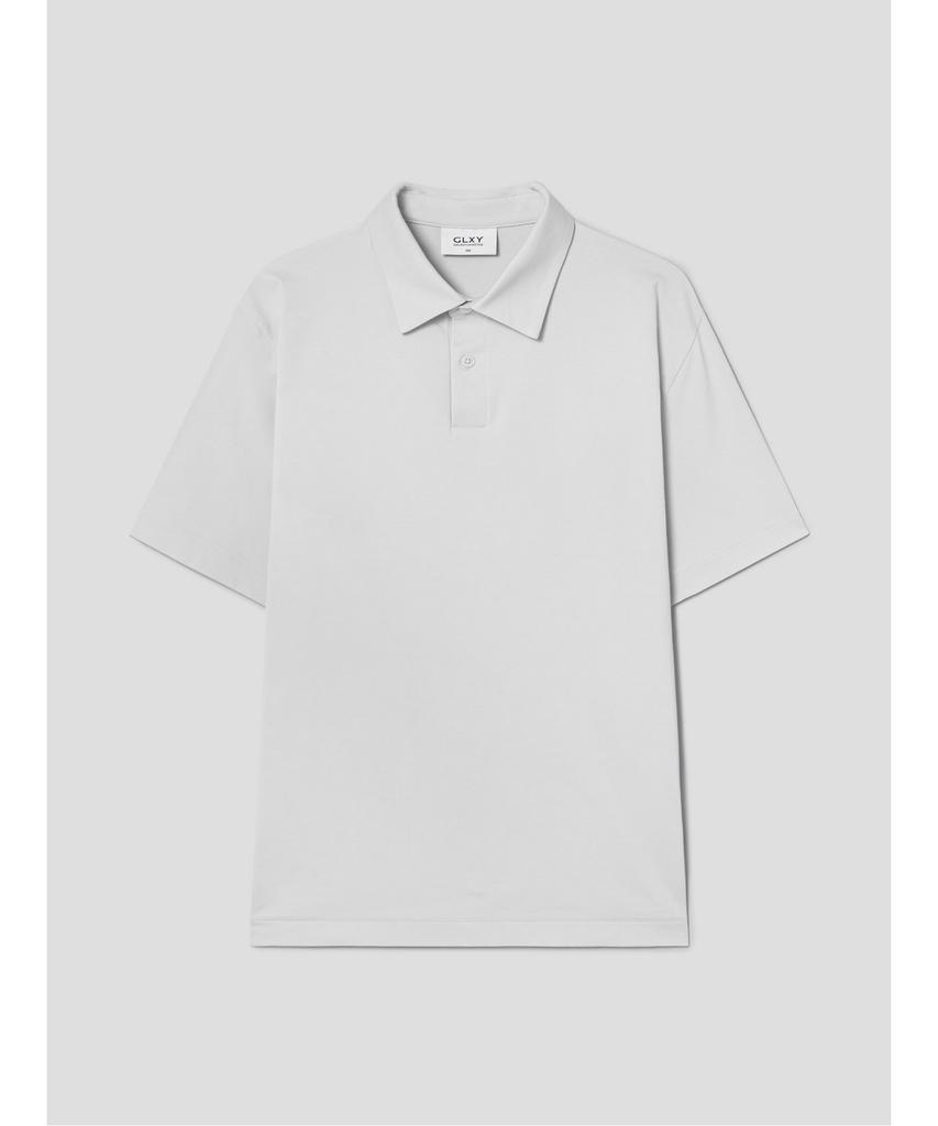 GLXY (GALAXY LIFESTYLE) Glxy [Galaxy Lifestyle][Sanmu Clothing] Coolair Polo Shirt Light Gray