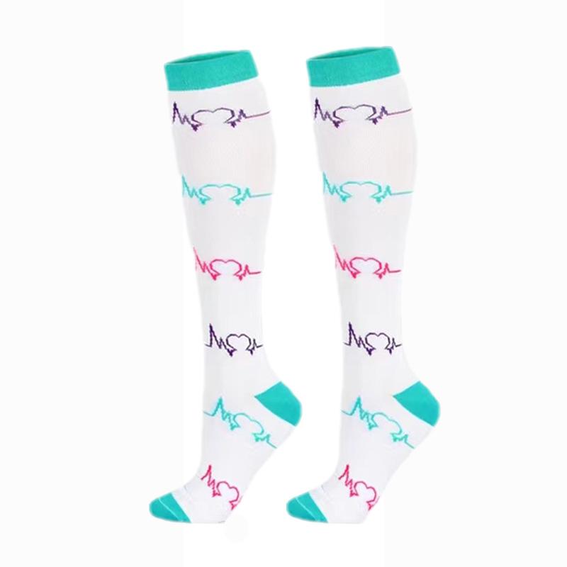 Pánské Dámské Ponožky Kompresní Ponožky Elastické Sportovní Krásné Nohy Sestra Punčochy Běh Lezení Cyklistika Let Cvičení